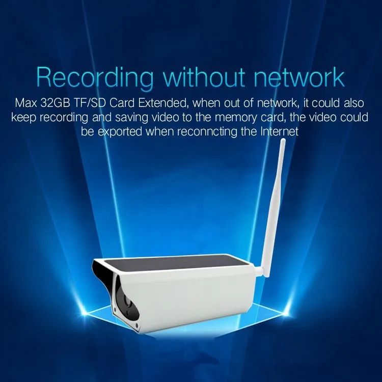 1080P Solar Wifi Battery Camera | Motion Detection | Night Vision | 32GB SD Card Support