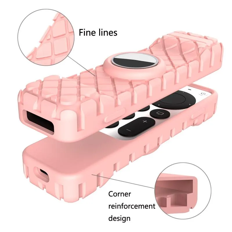 2-Pack All-Inclusive Remote Control Cover For Apple Tv 4K