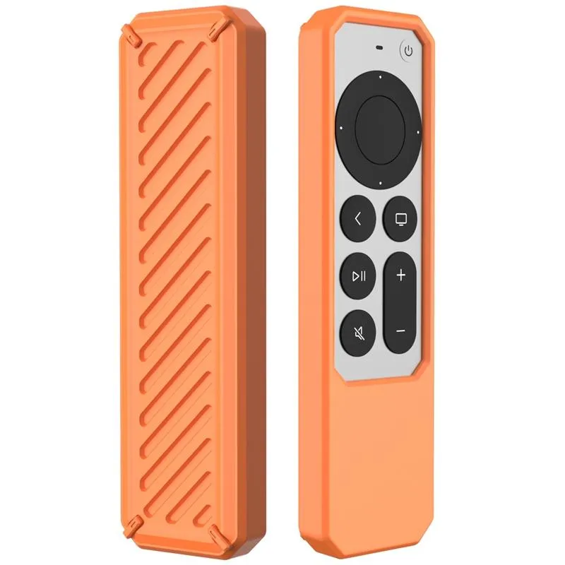 2-Pack Silicone Protective Cover For Apple Tv 4K 2021 - All-Inclusive Anti-Drop Remote Control