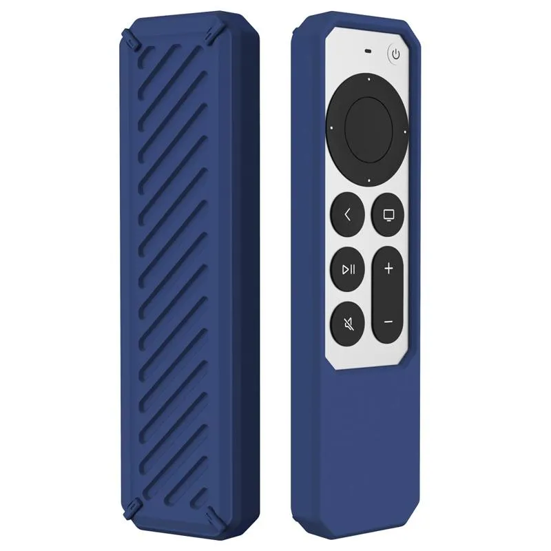 2-Pack Silicone Protective Cover For Apple Tv 4K 2021 - All-Inclusive Anti-Drop Remote Control