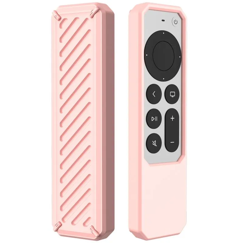 2-Pack Silicone Protective Cover For Apple Tv 4K 2021 - All-Inclusive Anti-Drop Remote Control