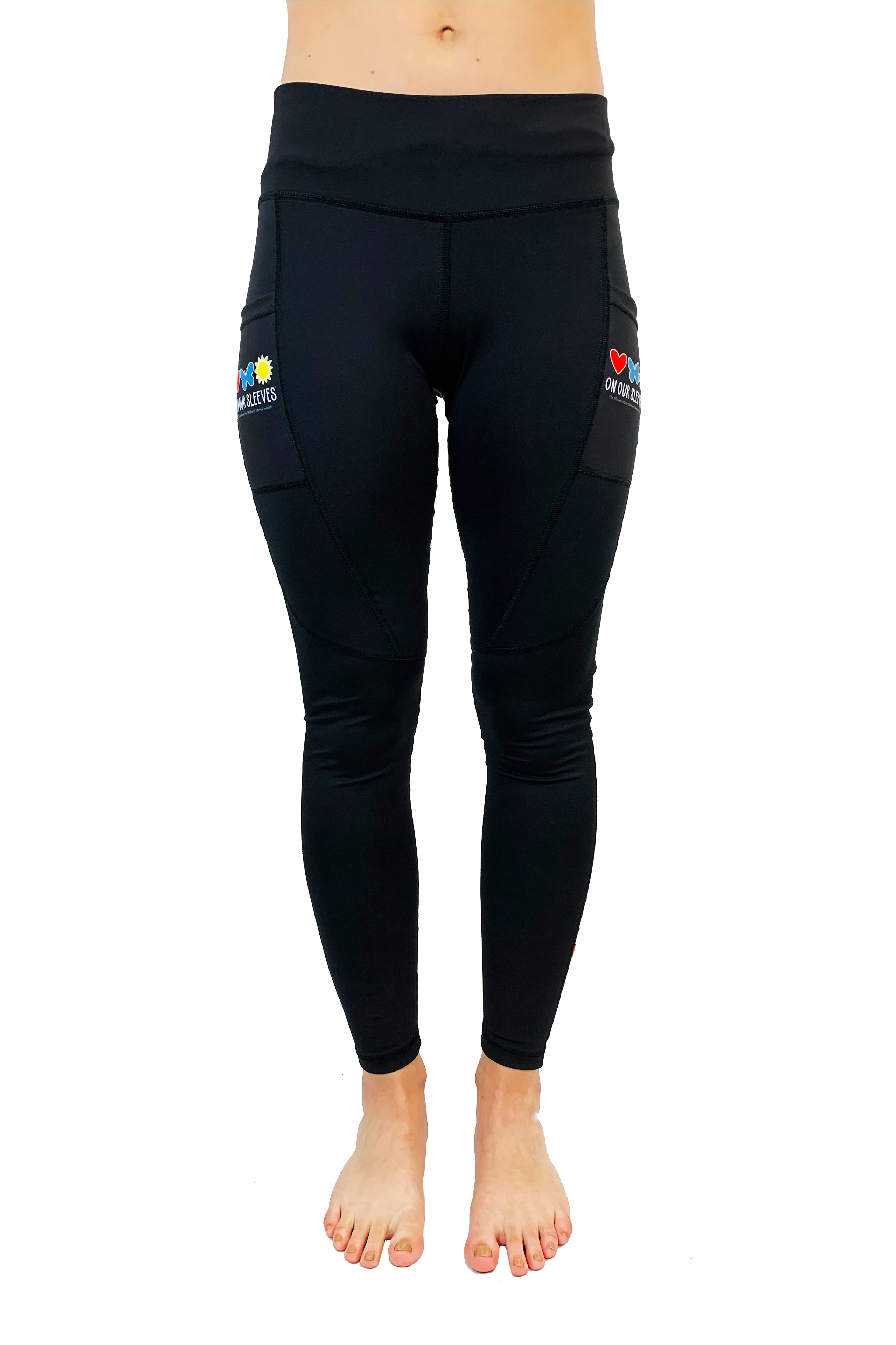 3103 - The  "On Our Sleeves" Victory Legging/Black - FINAL SALE