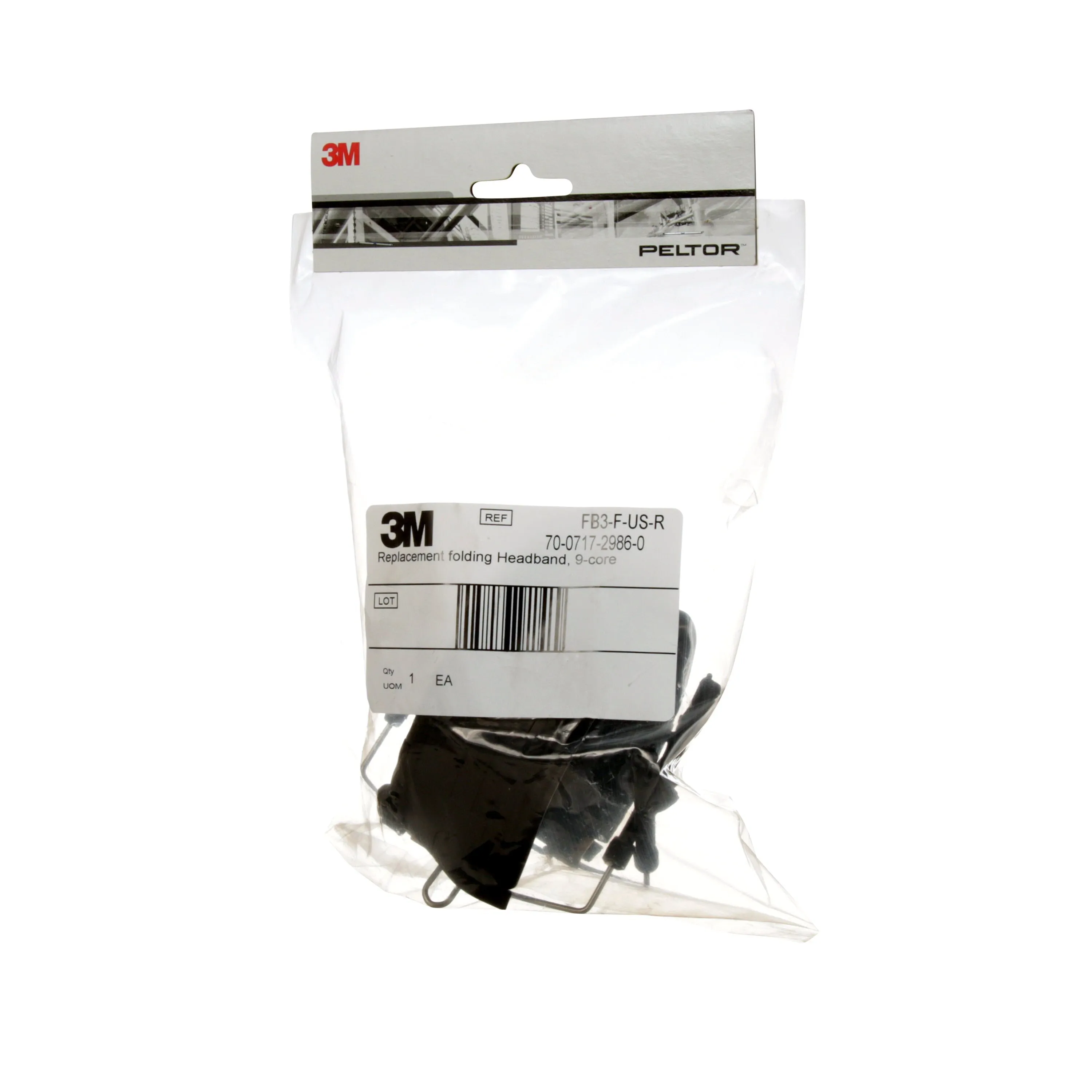 3M FB3-F-US-R Replacement Rubber Headband Assembly for Comtac III/IV FB