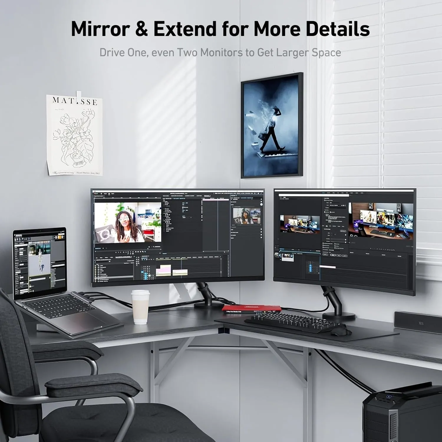 4K DisplayPort to HDMI Cable | 1.8m