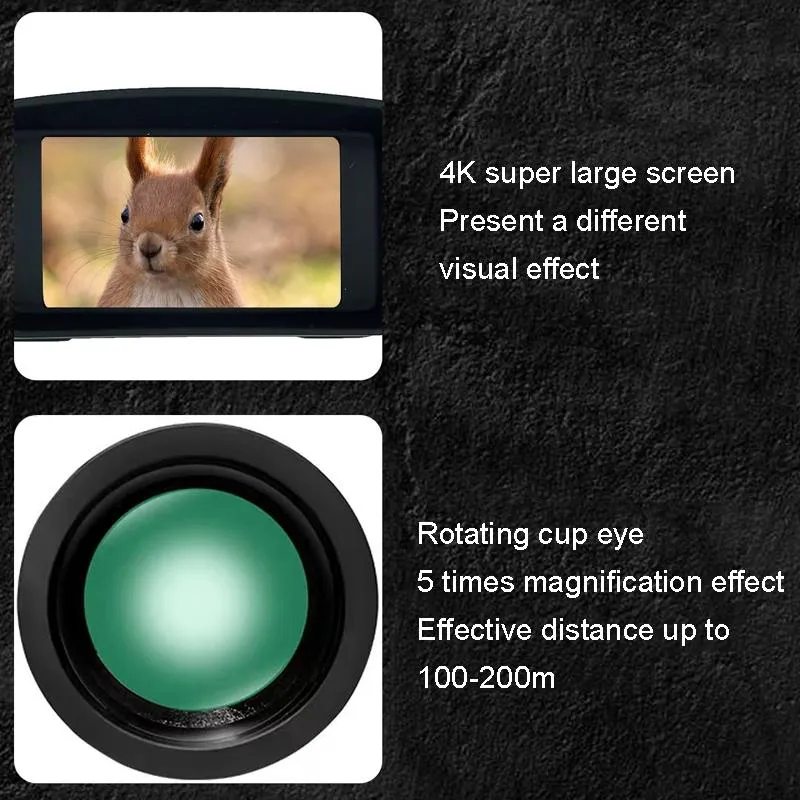 4K Infrared Night Vision Telescope | Dual Tube | High Clarity | Long-Range Viewing