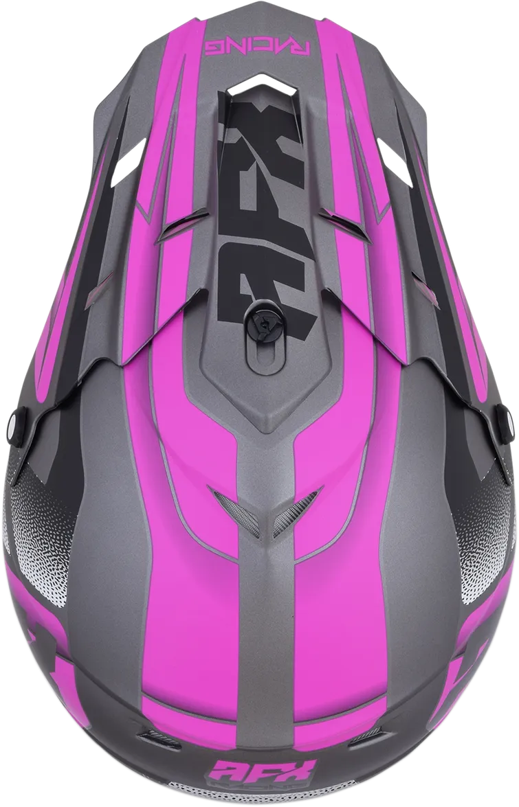 AFX FX-17 Helmet - Force - Frost Gray/Fuchsia - XL 0110-5212