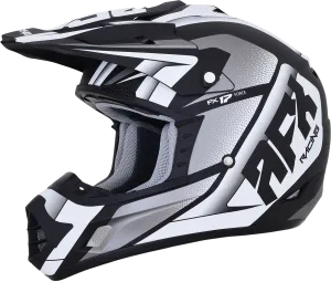 AFX FX-17 Helmet - Force - Matte Black/White - Large 0110-5199