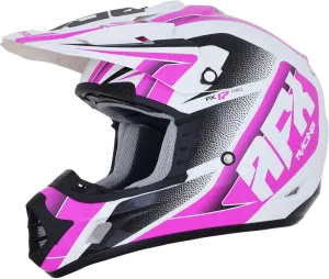 AFX FX-17 Helmet - Force - Pearl White/Fuchsia - Large 0110-5258