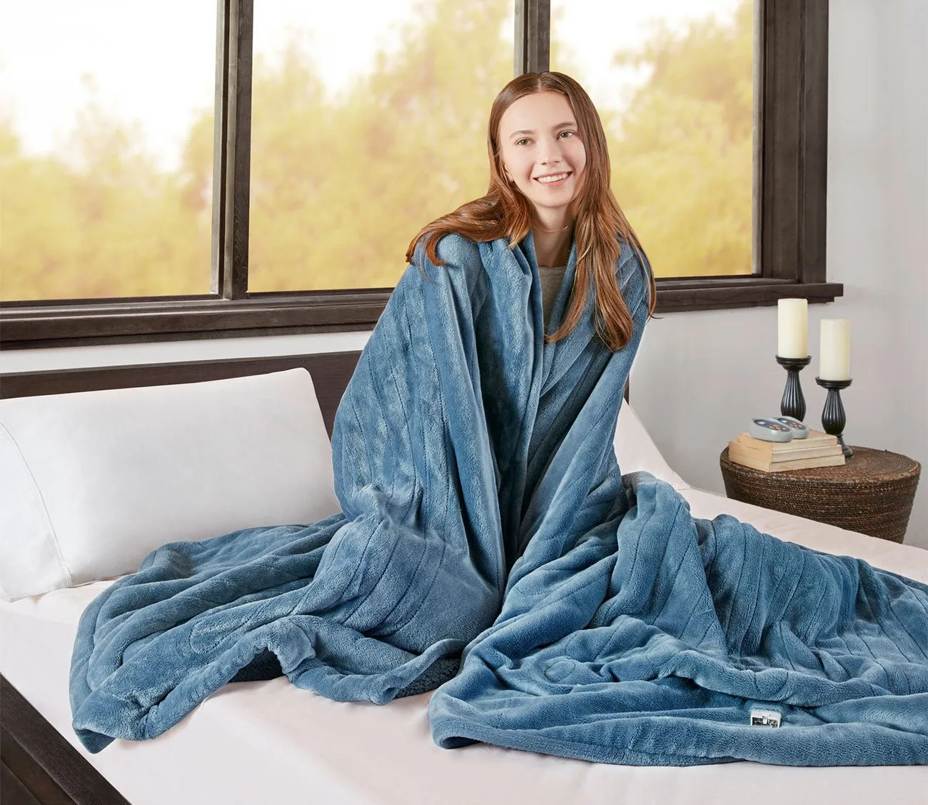 Beautyrest Heated Microlight to Berber Blanket