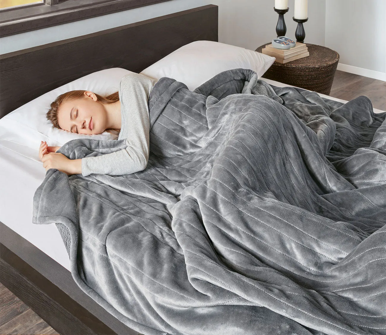 Beautyrest Heated Microlight to Berber Blanket