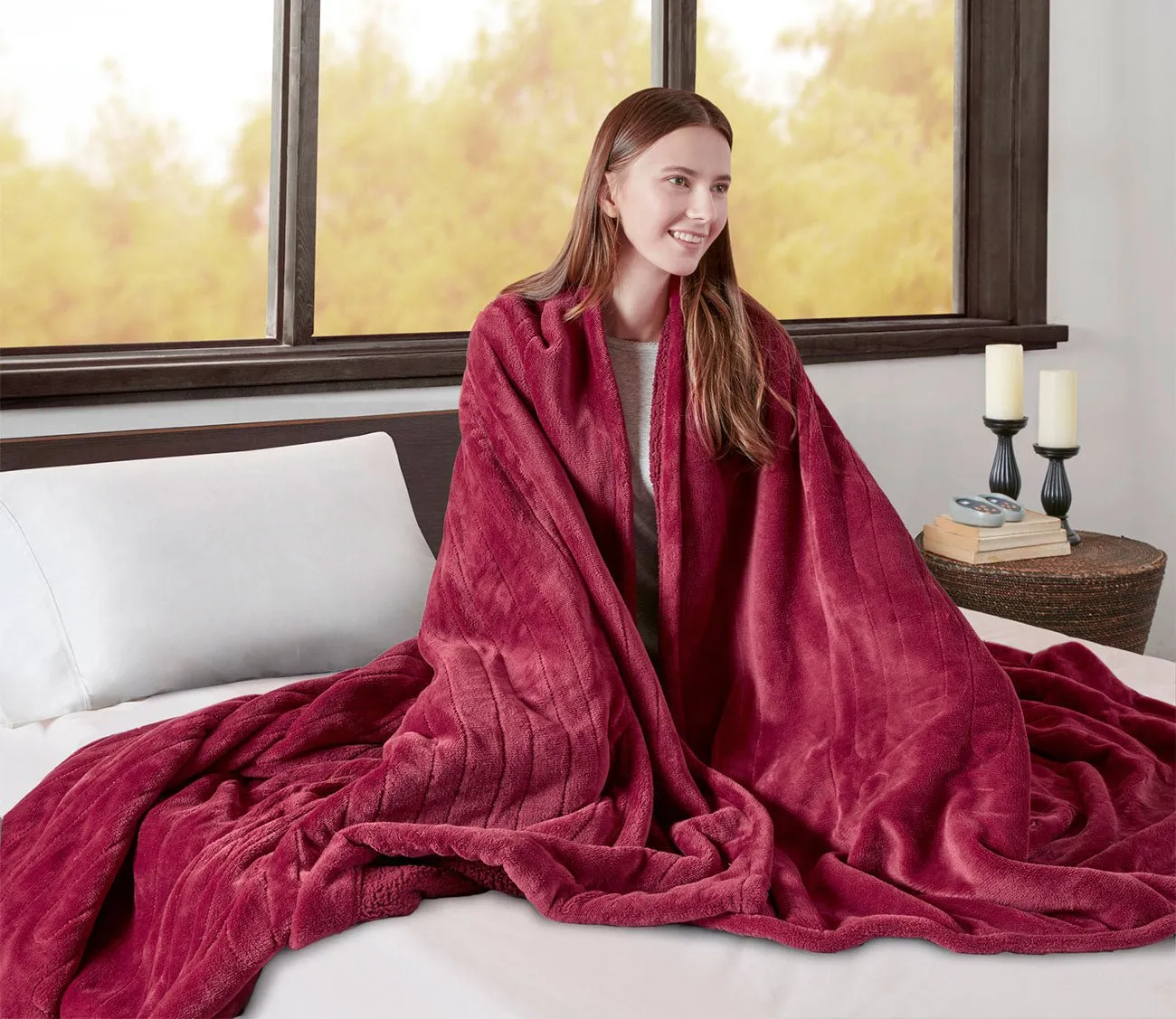 Beautyrest Heated Microlight to Berber Blanket