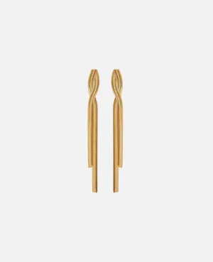 EARRINGS "TWISTER LARIAT" - GOLD