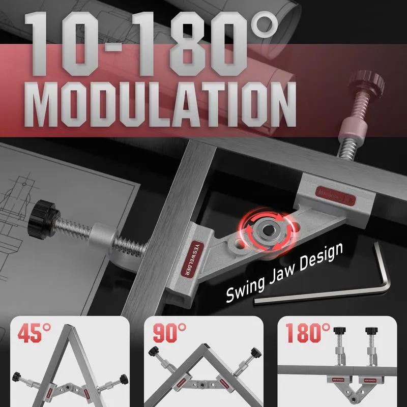 Good helperAdjustable Tube Clamp for Welding and Woodworking