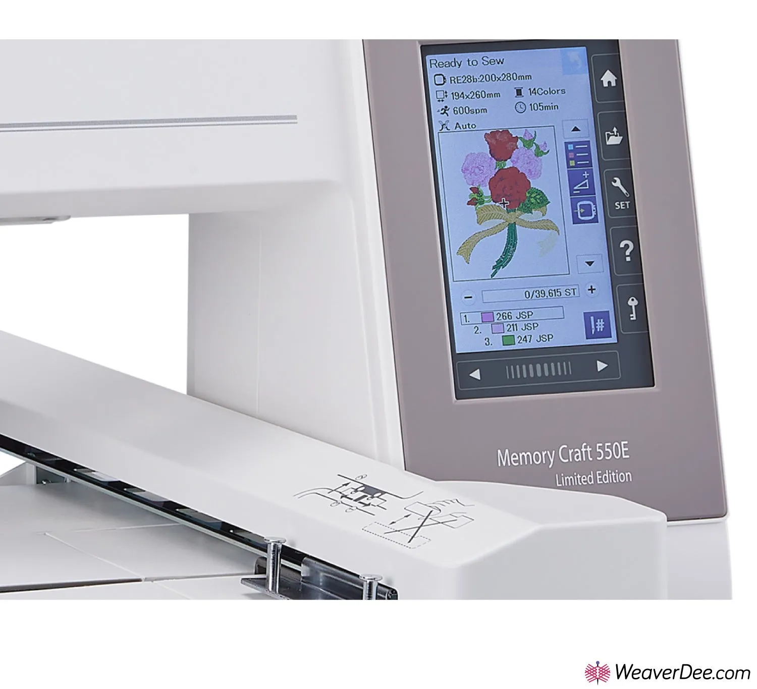 Janome MC550E LE Latest Edition Embroidery Machine FREE Design Software worth £379