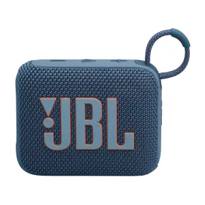 JBL Go 4, Wireless Ultra Portable Bluetooth Speaker, Pro Sound, Vibrant Colors, Water & Dust Proof, Type C (without Mic, Blue)