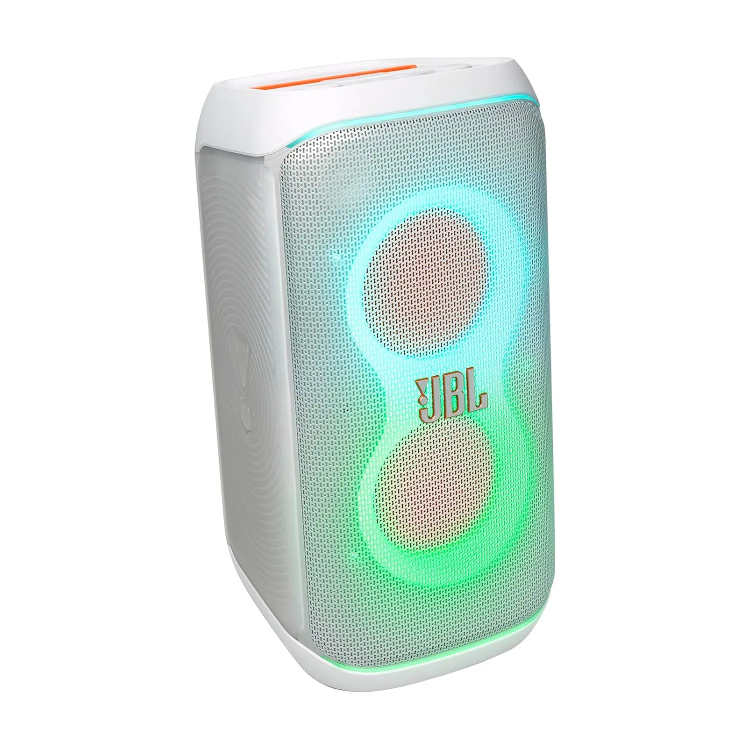 JBL Partybox 120 (White Color ) Wireless Bluetooth 160W Party Speaker, AI Sound Boost, Futuristic Light Show, Upto 12Hrs Playtime