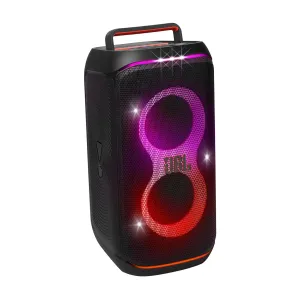 JBL PartyBox Club 120 Wireless Bluetooth Party Speaker (160W, AI Sound Boost, Futuristic Light Show, 12H Playtime, Auracast, Mic & Guitar Input, Splashproof, Black)