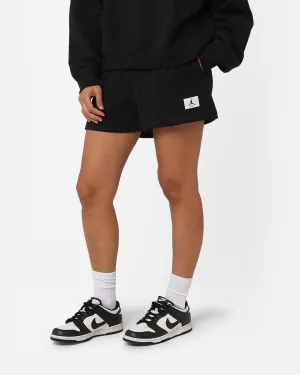 Jordan Women's Flight Fleece Colour-Block Shorts Black/Black