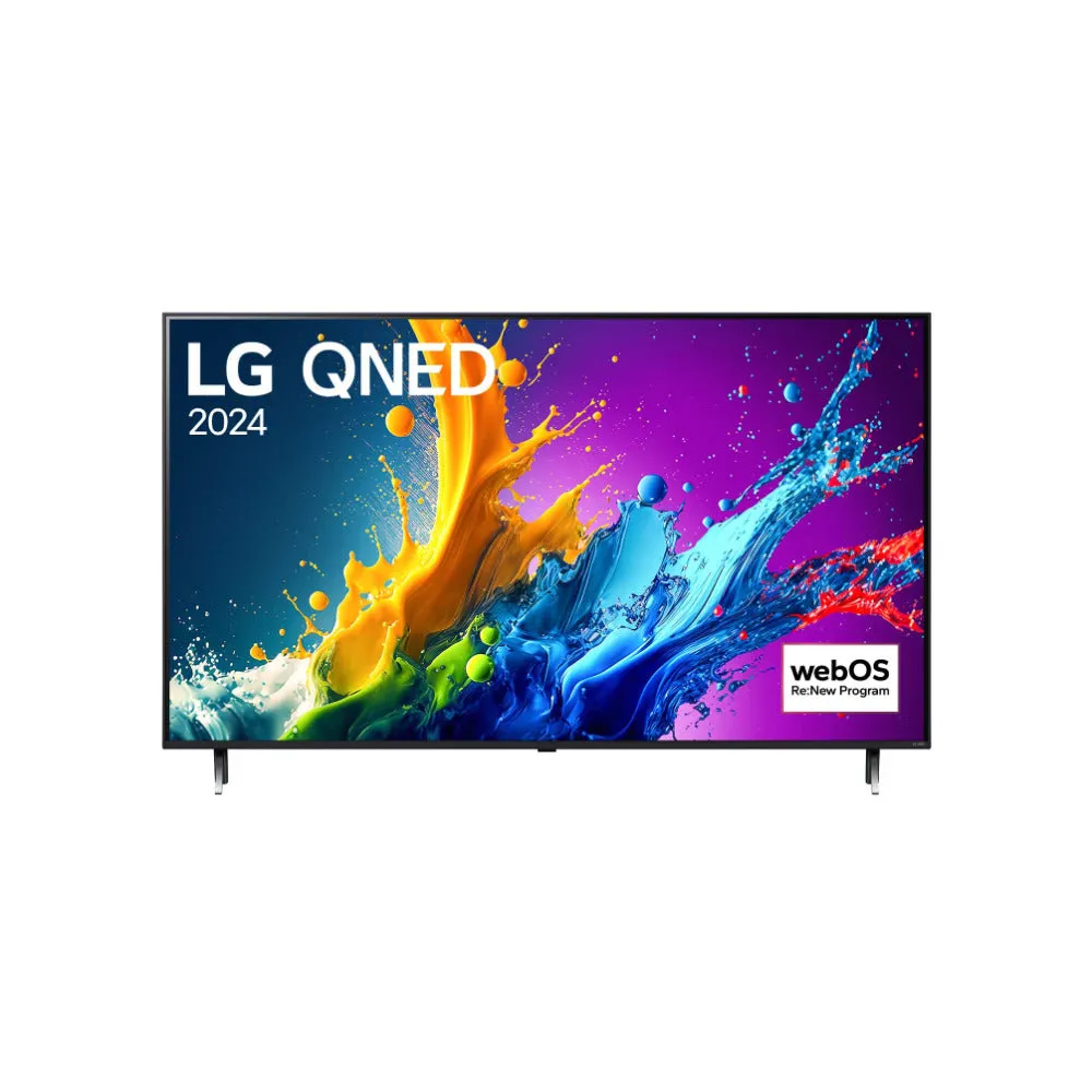 LG 55QNED82T6A 55 Inch 4K QNED Smart TV (Dolby Vision & Atmos, 5 AI Processor Gen7, Local Dimming, webOS 24, Black)