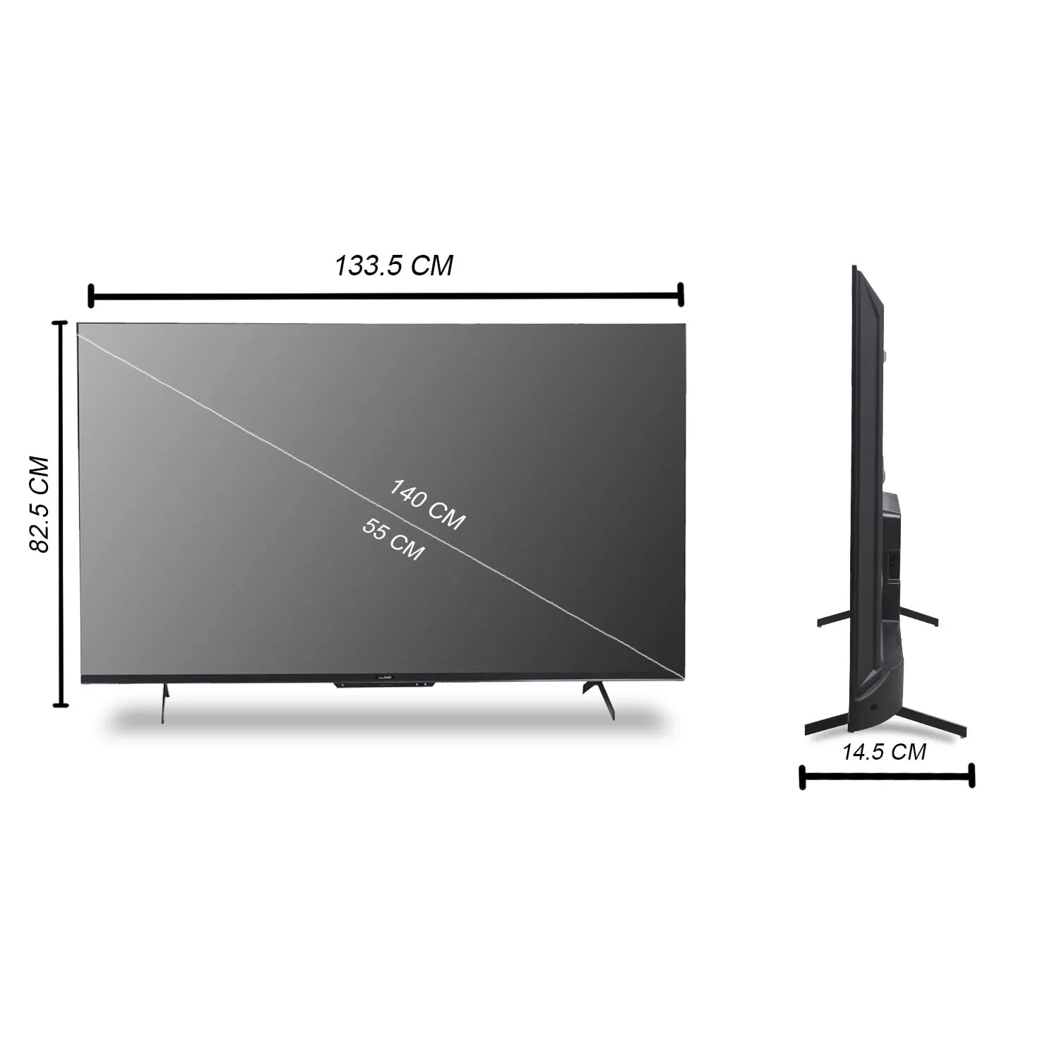 Lloyd 65QX900D 65-Inch 4K Ultra HD Smart Google QLED TV with Dolby Vision & Atmos | Hands-Free Voice Control | 2GB RAM, 16GB Storage | Bezel-Less Design | 1 1 Year Warranty