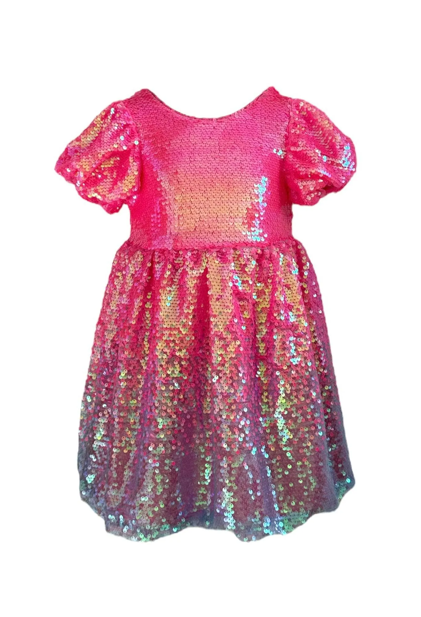 Lola & The Boys - Bubble Gum Shimmer Sequin Dress