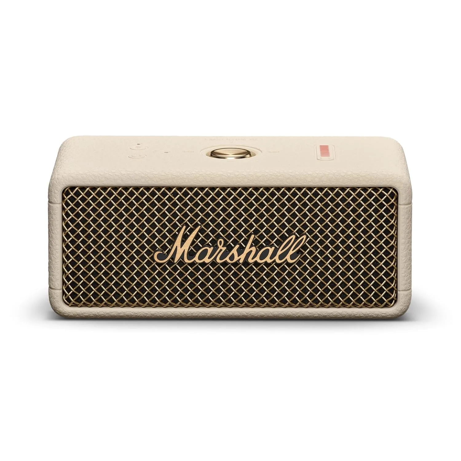 Marshall Emberton III Compact Portable Bluetooth Speaker with 32  Hours of Playtime, Dust & Waterproof (IP67) Cream