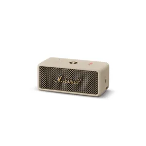 Marshall Emberton III Compact Portable Bluetooth Speaker with 32  Hours of Playtime, Dust & Waterproof (IP67) Cream