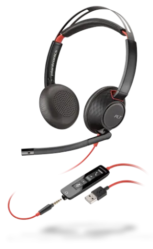 Plantronics Blackwire 5220 Stereo USB-C   3.5mm plug Headset
