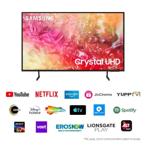 Samsung UA55DU7000KLXL  138 cm (55 inches) 4K Ultra HD Smart LED TV (Black)