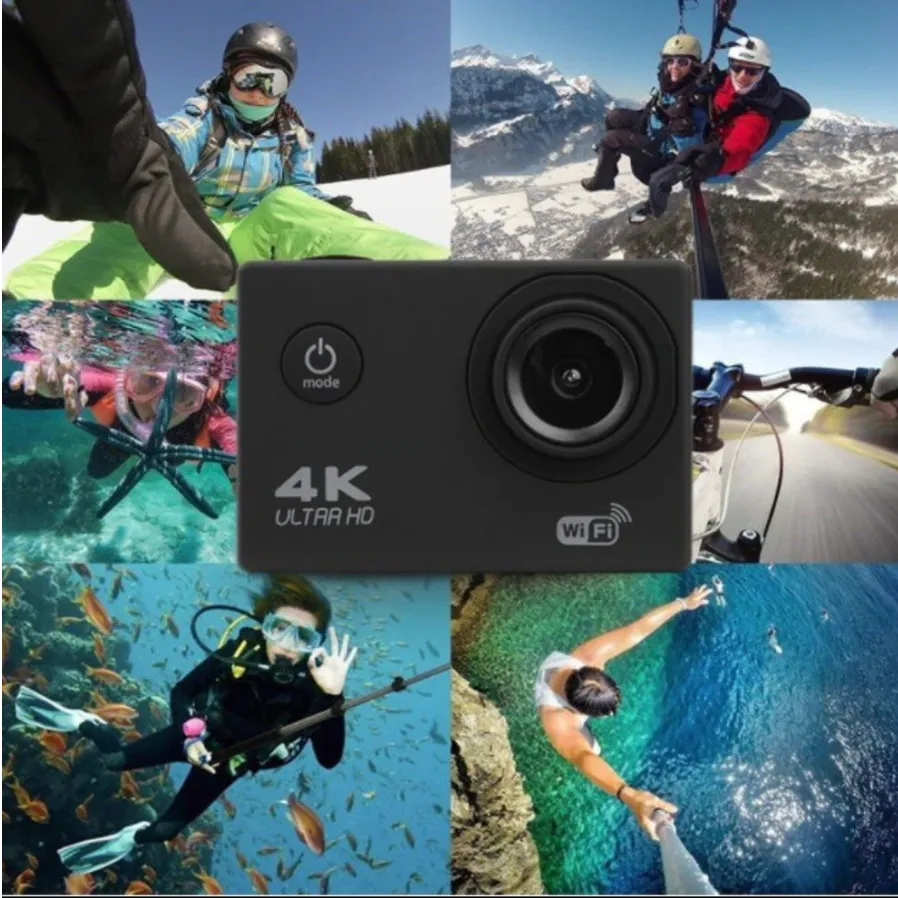 Sports Camera Kogan 4K Ultra Full HD DV 18MP Wi-Fi Plus Memory 32GB